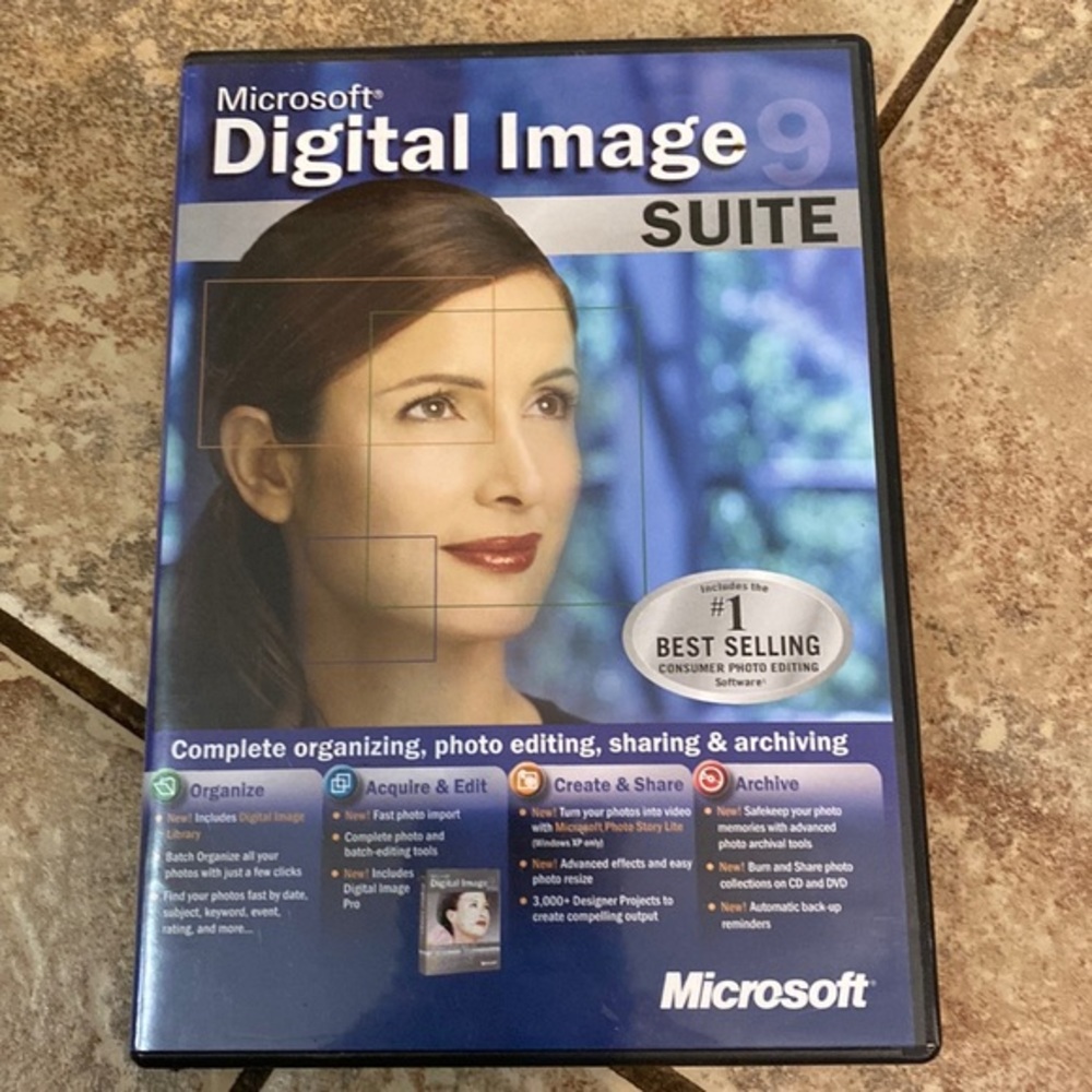 Microsoft Digital Image Suite 9 2‎ disc set